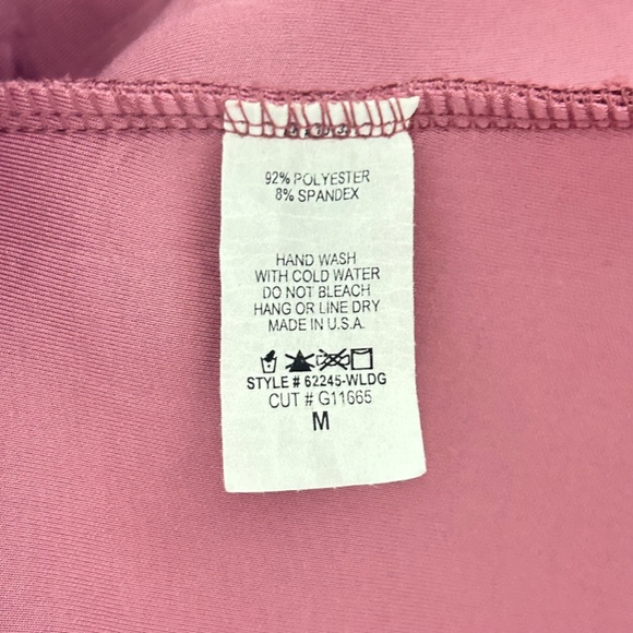 Charlotte Russe Flared Pleated Scuba Pink Skirt (Size: M) - Picture 4 of 5